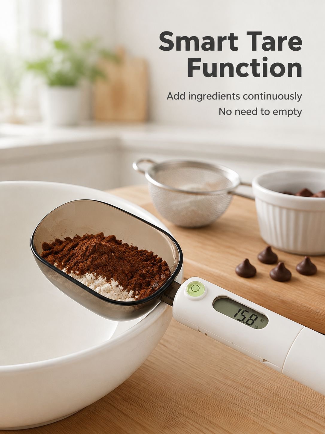 High precision electronic scale measuring spoon