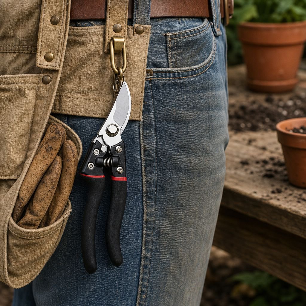 Thickened Stainless Steel Electric Pruning Shears for Roses