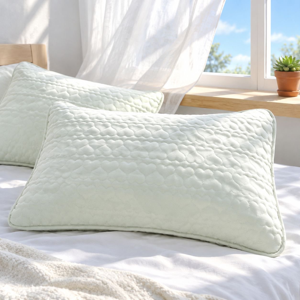 Smooth feel Sleep Pillow Pillow backcoat Polylactic acid fiber Easy to clean breathable Sweatproof a