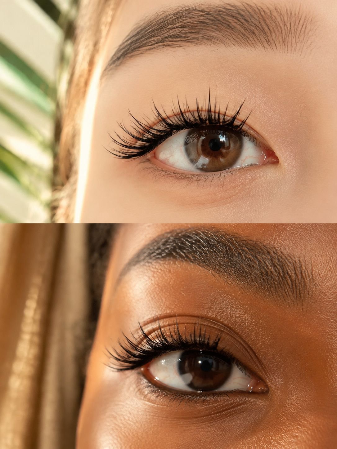 Quick and easy application of no-removal eyelashes
