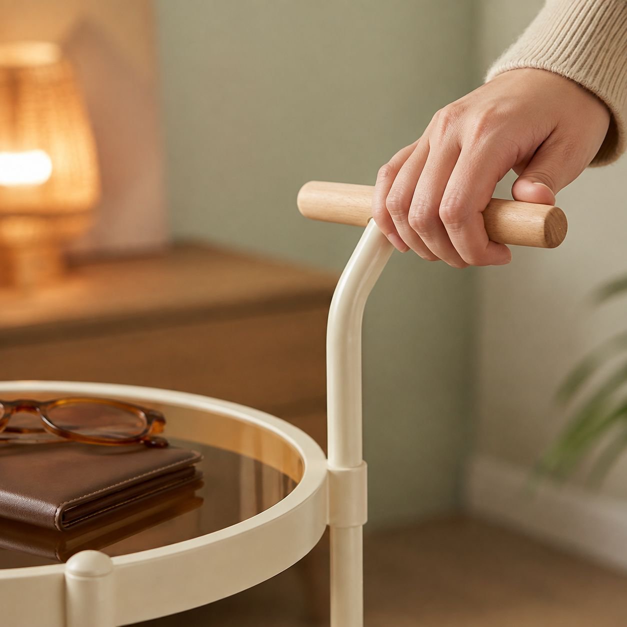 Minimalist French luxury coffee table