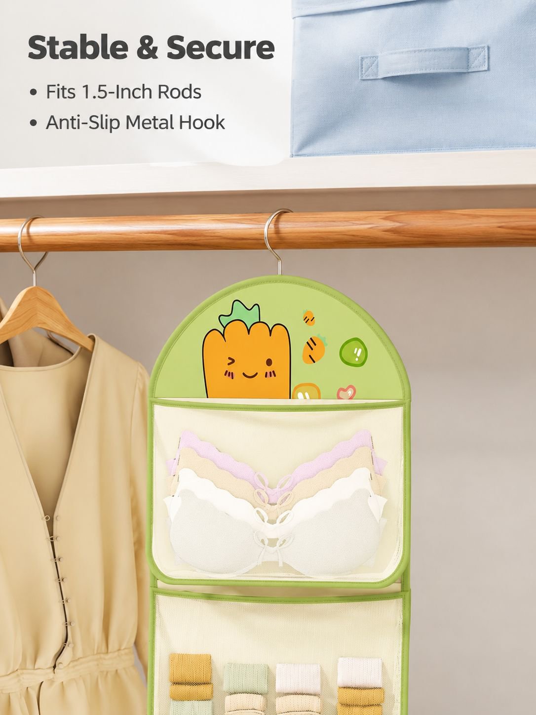 Hanging Organizer Bag for Underwear and Socks