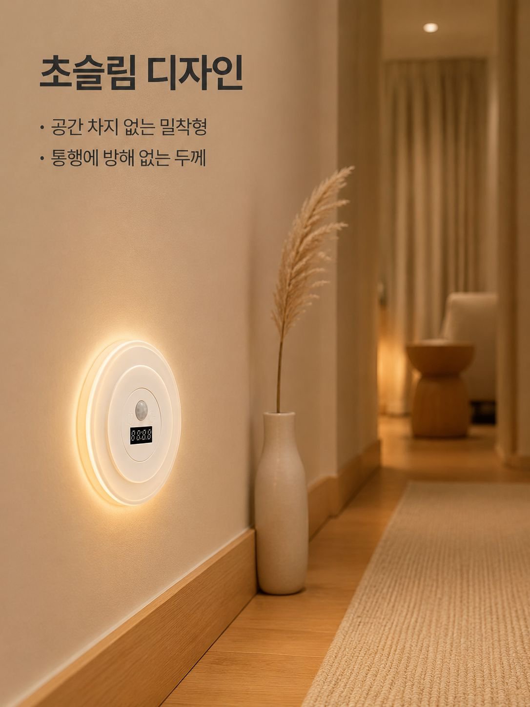 원격 제어 동작 감지 야간 조명