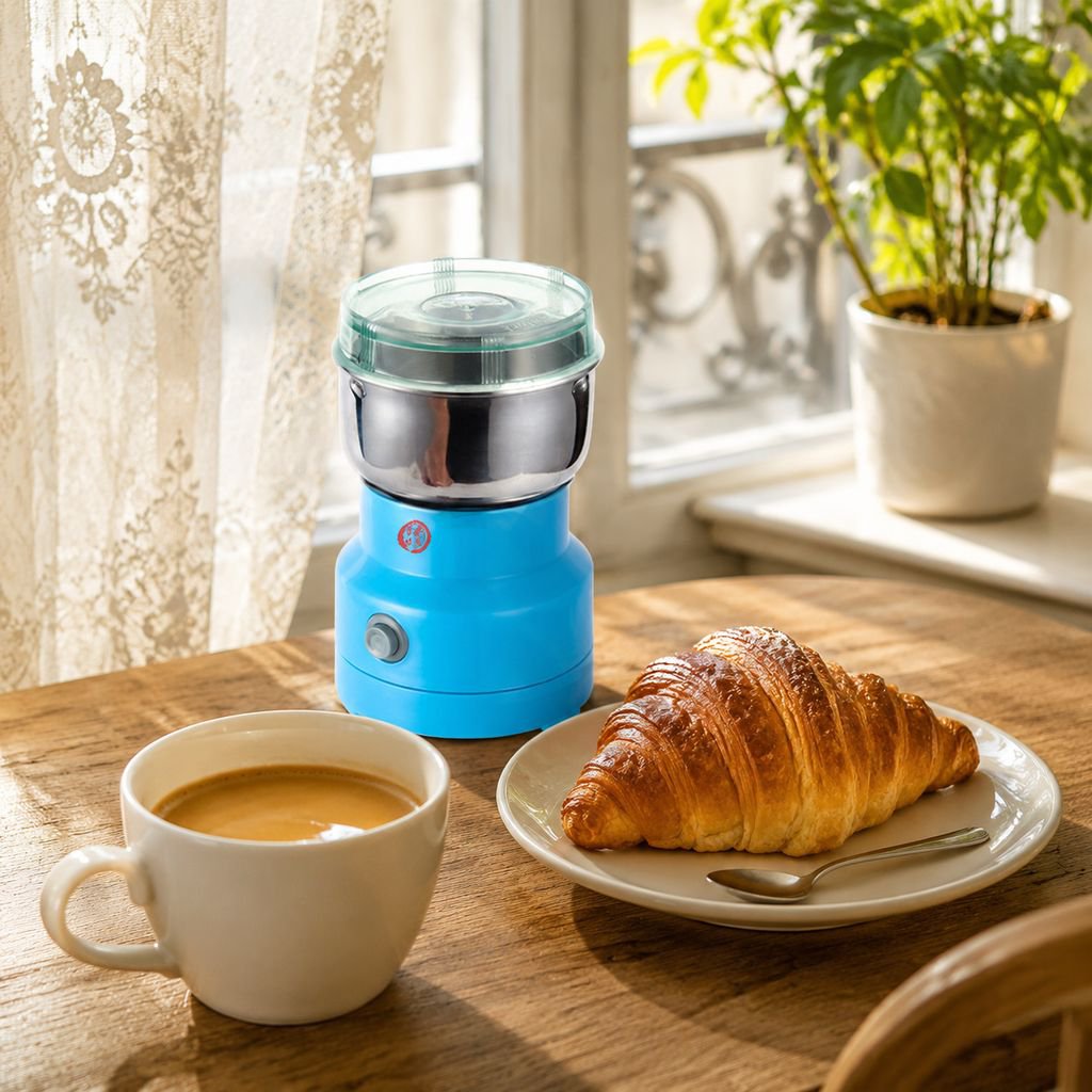 Broyeur électrique en acier inoxydable avec design moderne
