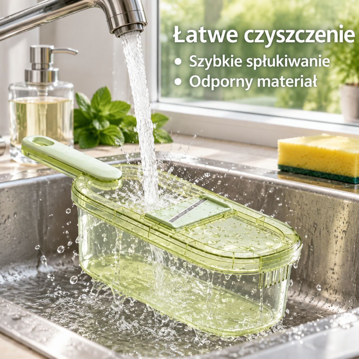 Wielofunkcyjna kuchenna krajalnica i szatkownica do warzyw