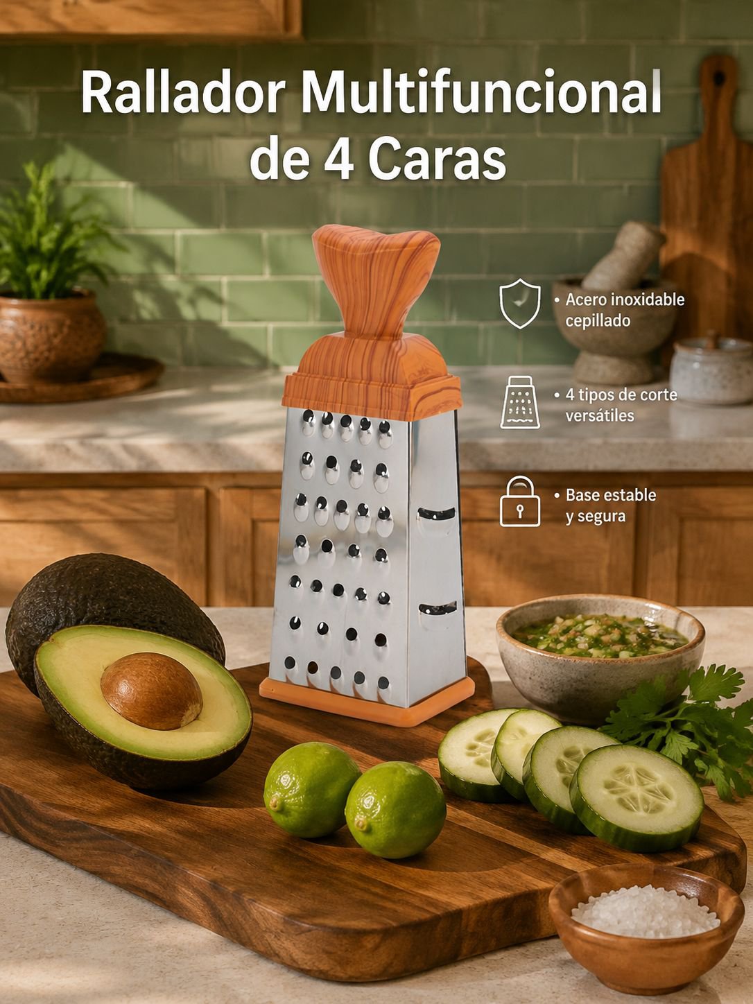 Cortador multifuncional de verduras, rallador de zanahoria, cortador de patatas y pepino