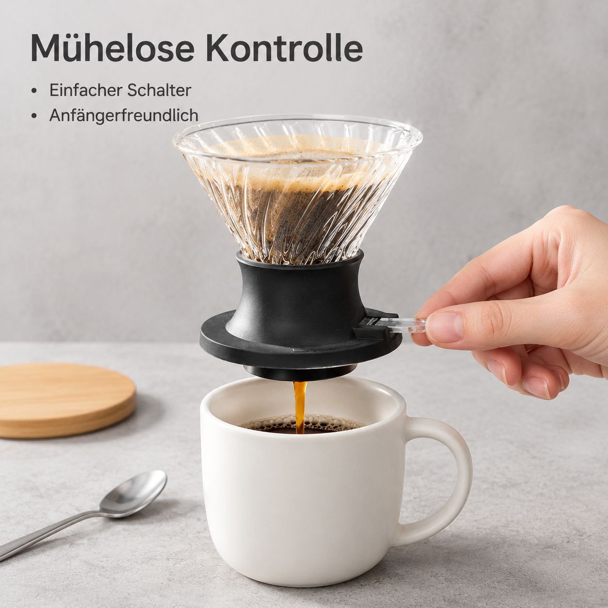 Extraktionskaffeekanne