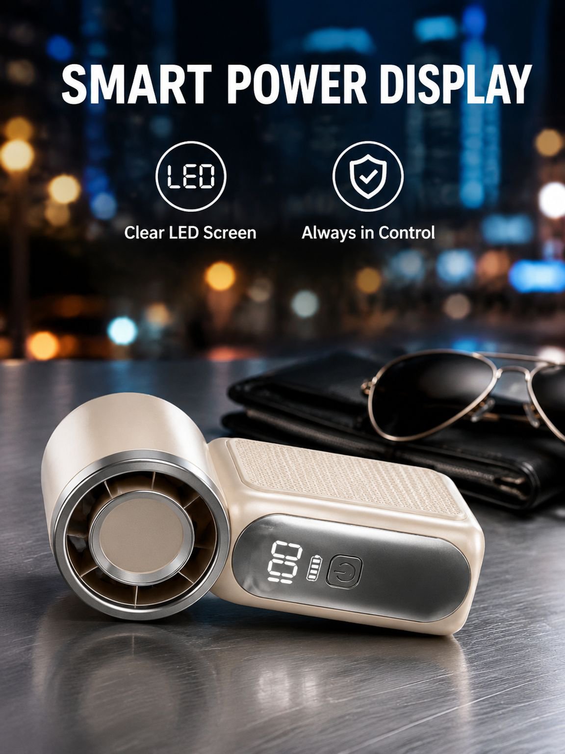 X688 Handheld Mini Fan with Turbo Speed, High Wind Power, USB Charging, Long Battery Life, Portable 