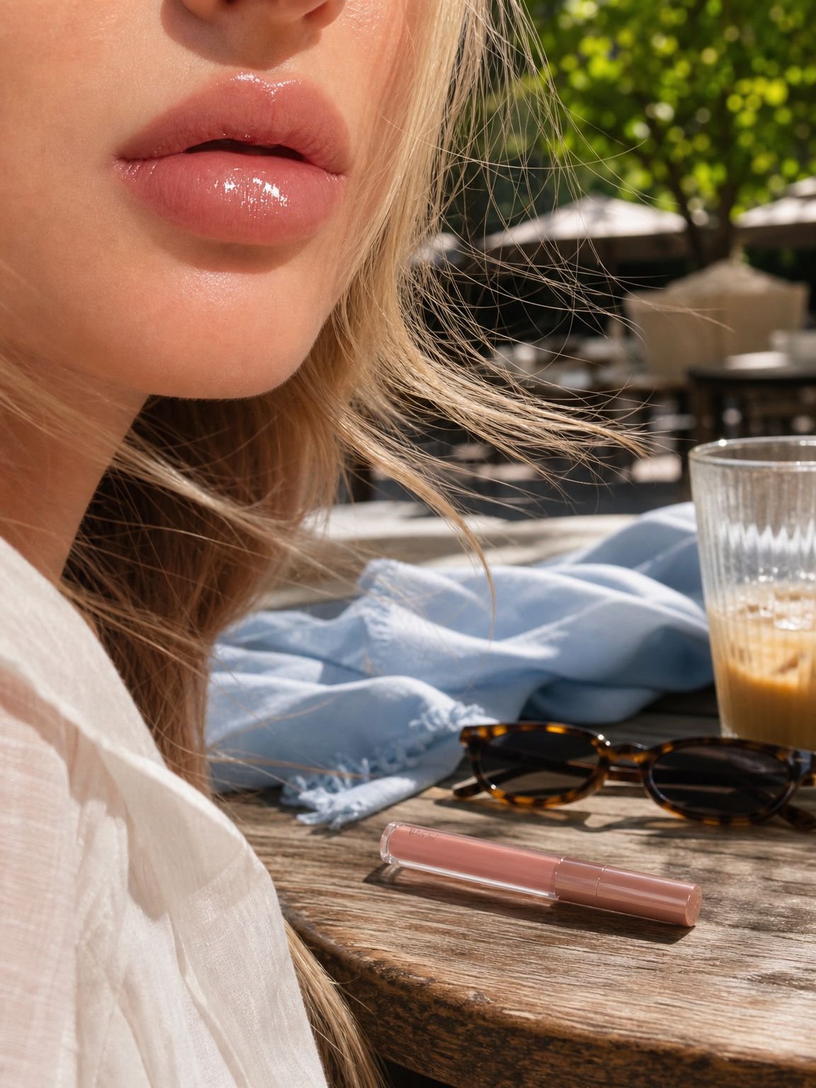 Hydrating lip gloss with bold color payoff