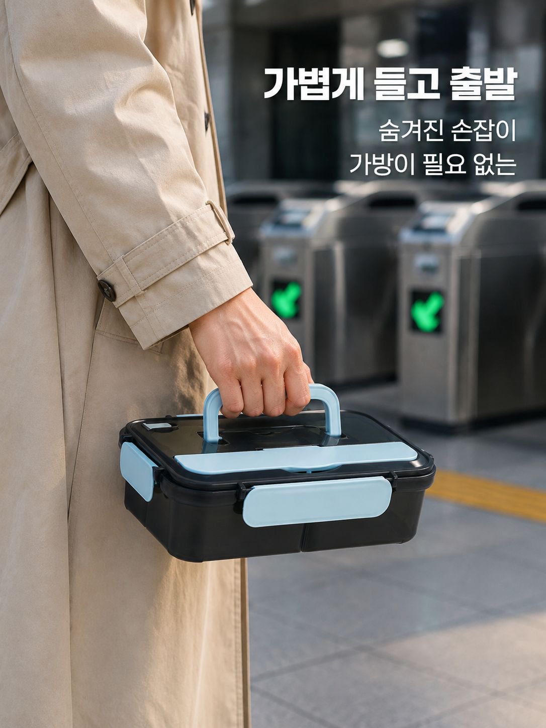 다기능 단열 도시락 접시