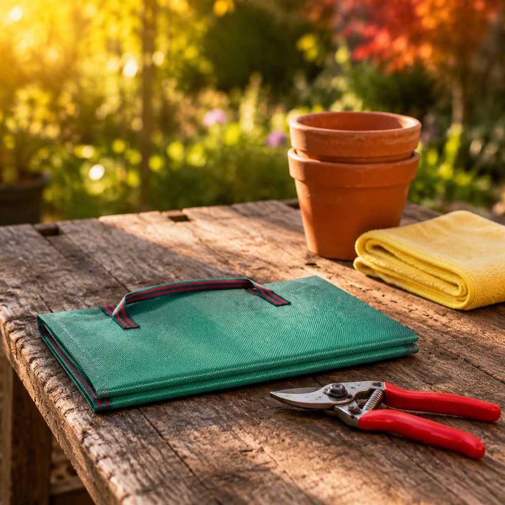 Lightweight garden bag for collecting yard waste