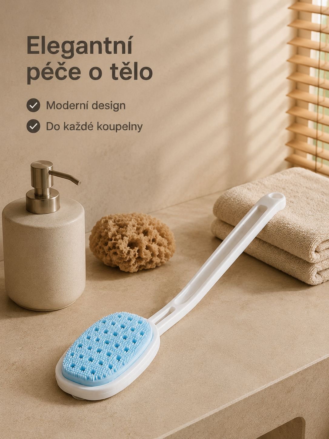 Kartáč na mytí zad