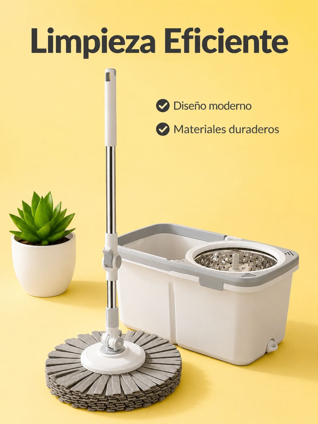 Trapeador automático giratorio