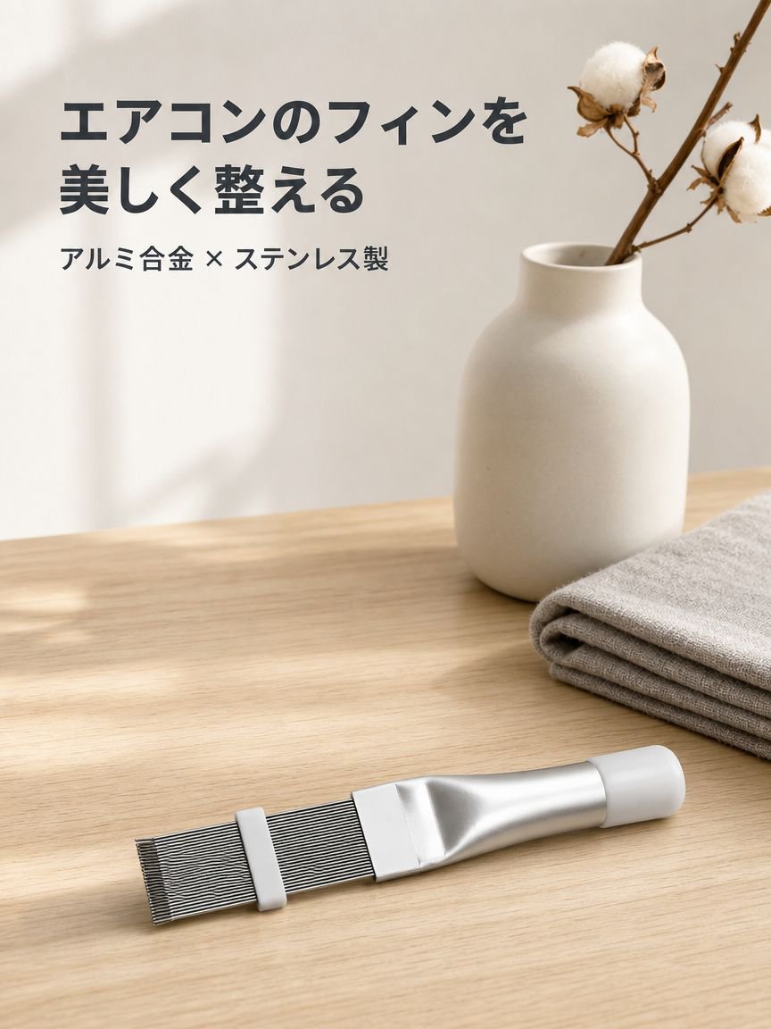 ステンレス製エアコンフィンコーム