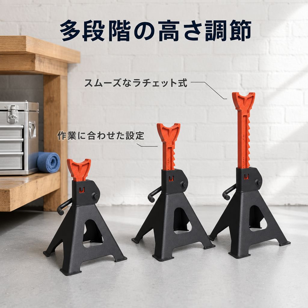 3トン安全サポートスタンド 車整備用