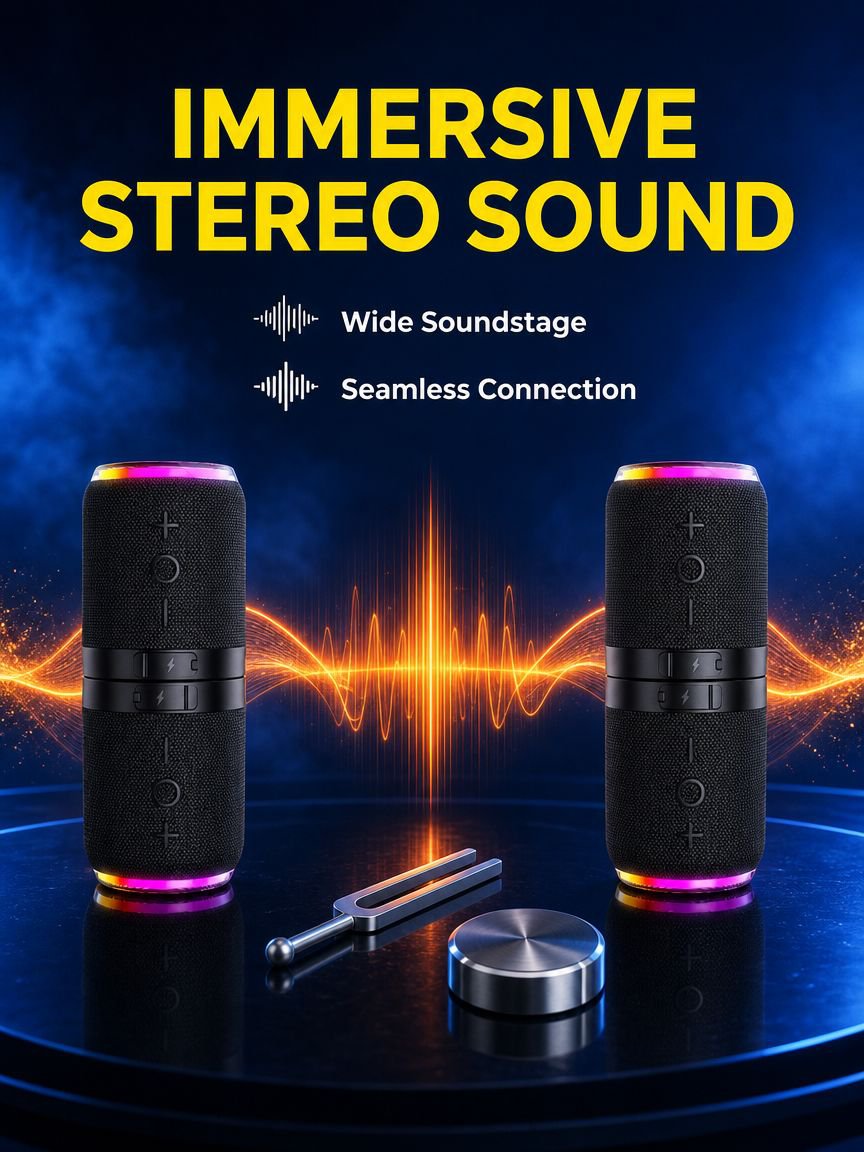 Magnetic Portable Bluetooth Speaker