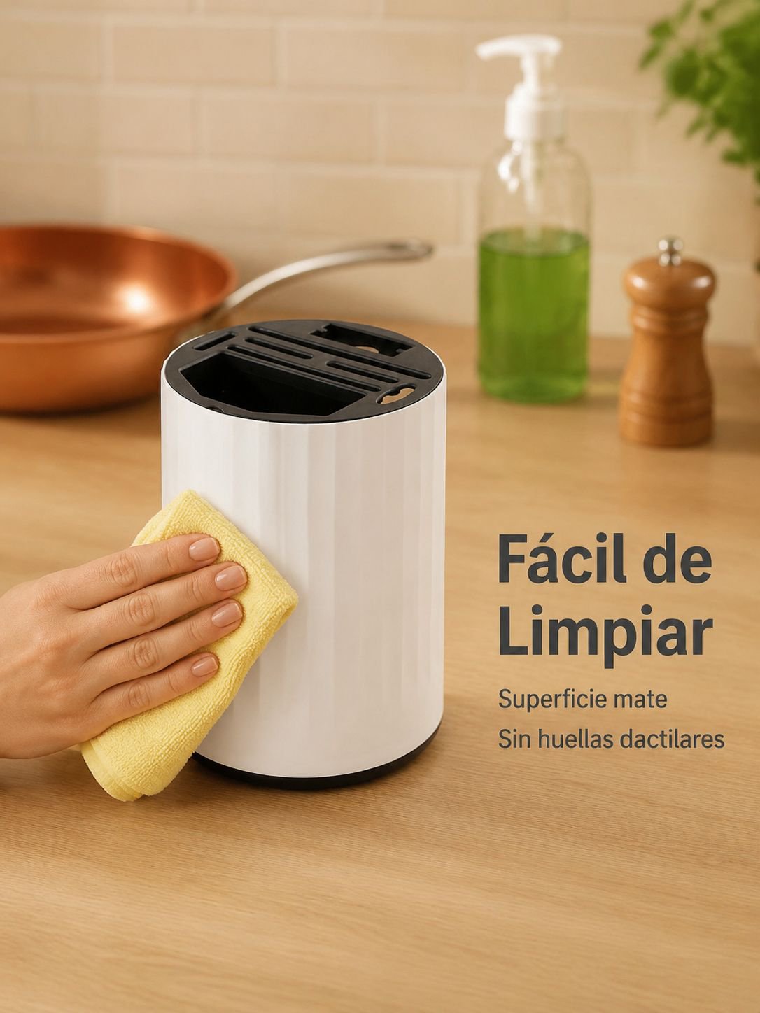 Estuche organizador 3 en 1 para cuchillos y cucharas