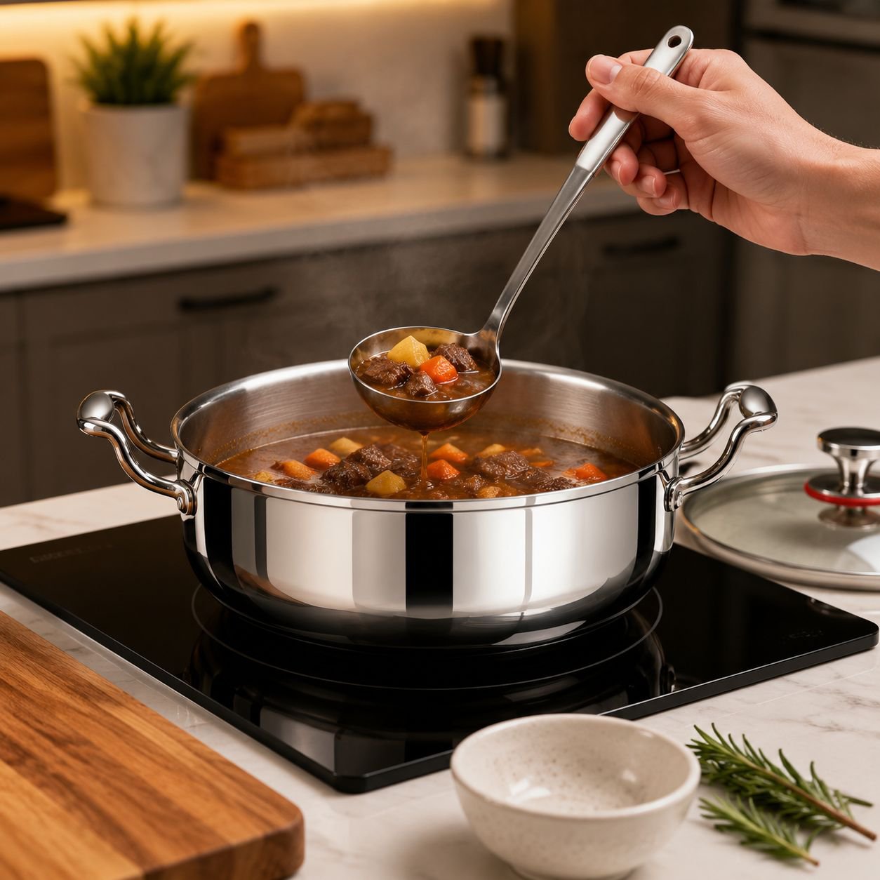 Large Capacity Soup Pot for Family Meals