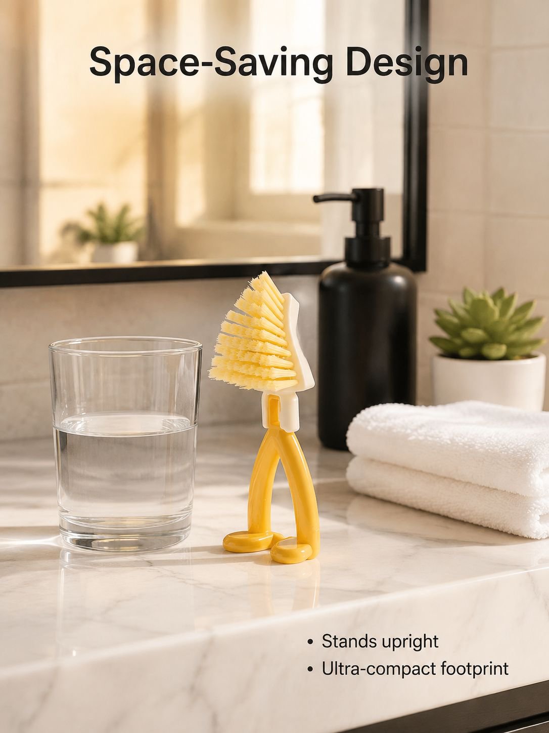 Multipurpose Foldable Triangle Brush