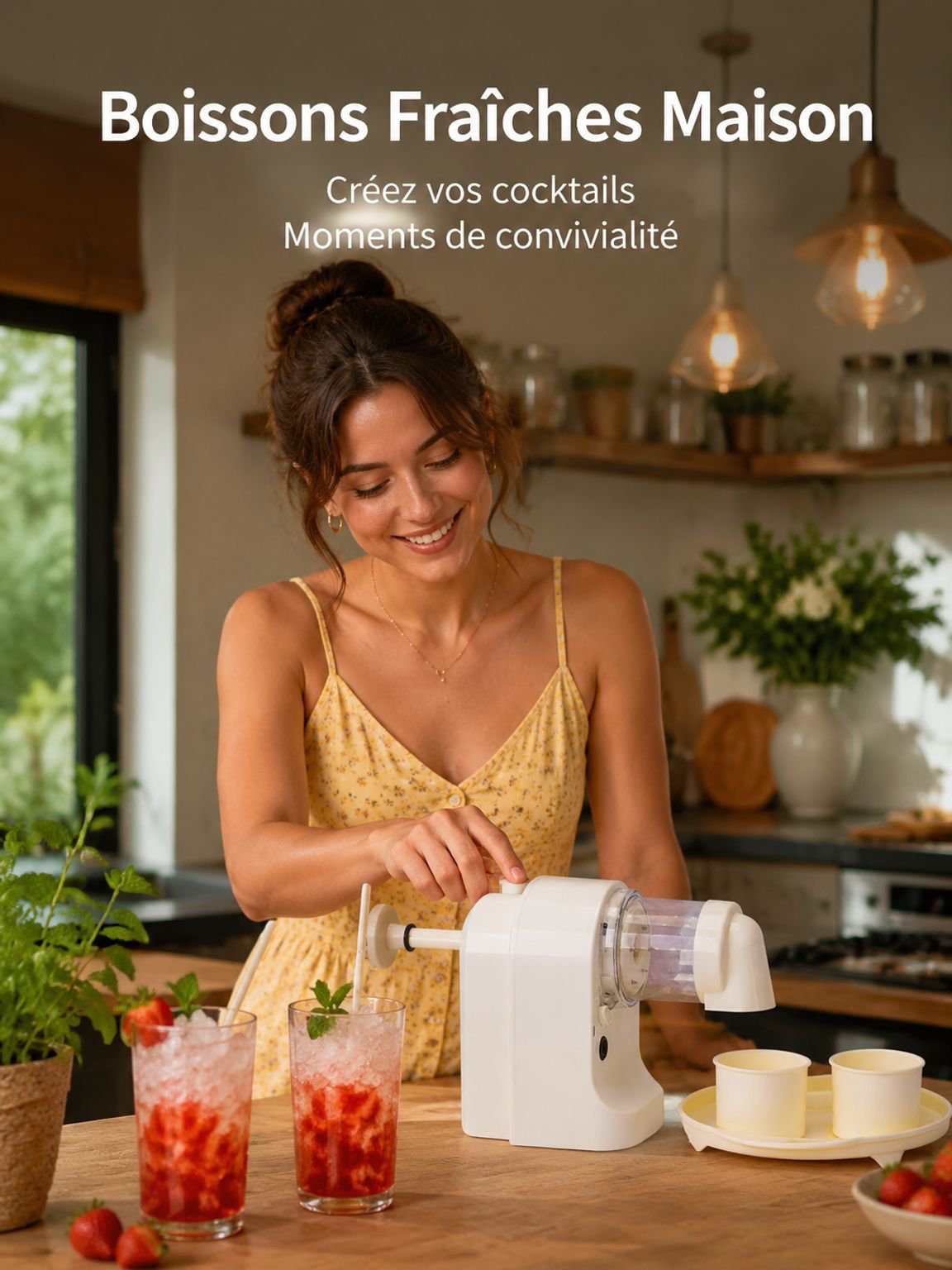 Râpe à glace automatique sans fil