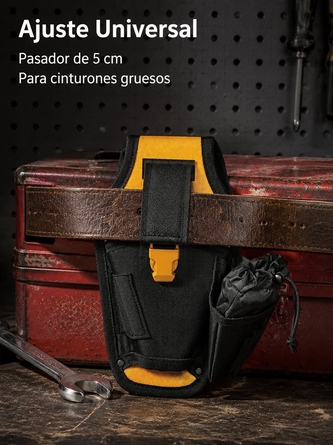 Bolsa de herramientas reforzada para reparaciones, bolsa colgante resistente para taladro eléctrico