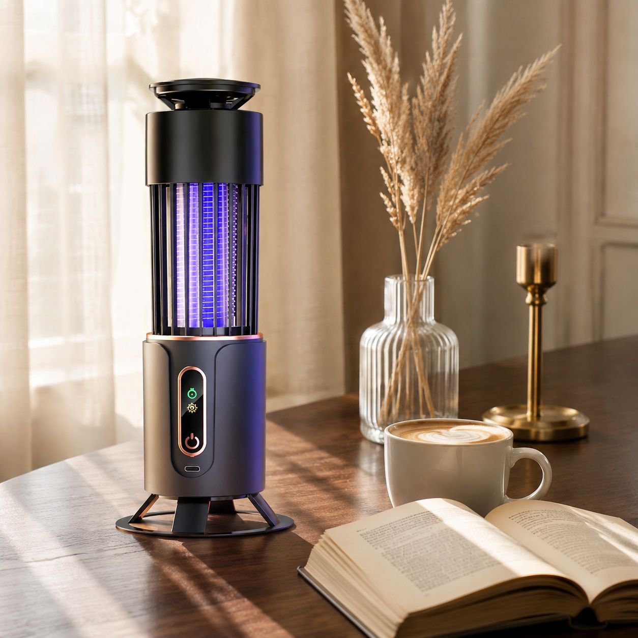 Ultrafialová elektrická lampa na hubení komárů