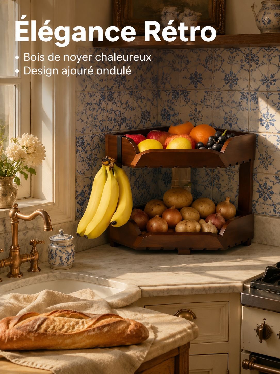 Étagère de rangement pour collations de cuisine design moderne
