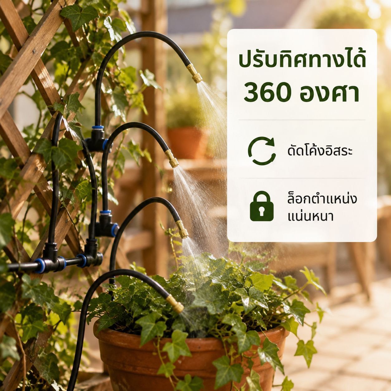 เครื่องพ่นน้ำอัตโนมัติอเนกประสงค์
