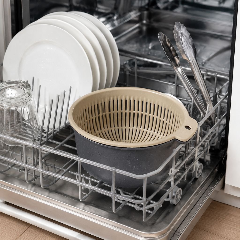 Escurridor multifuncional para frutas y verduras