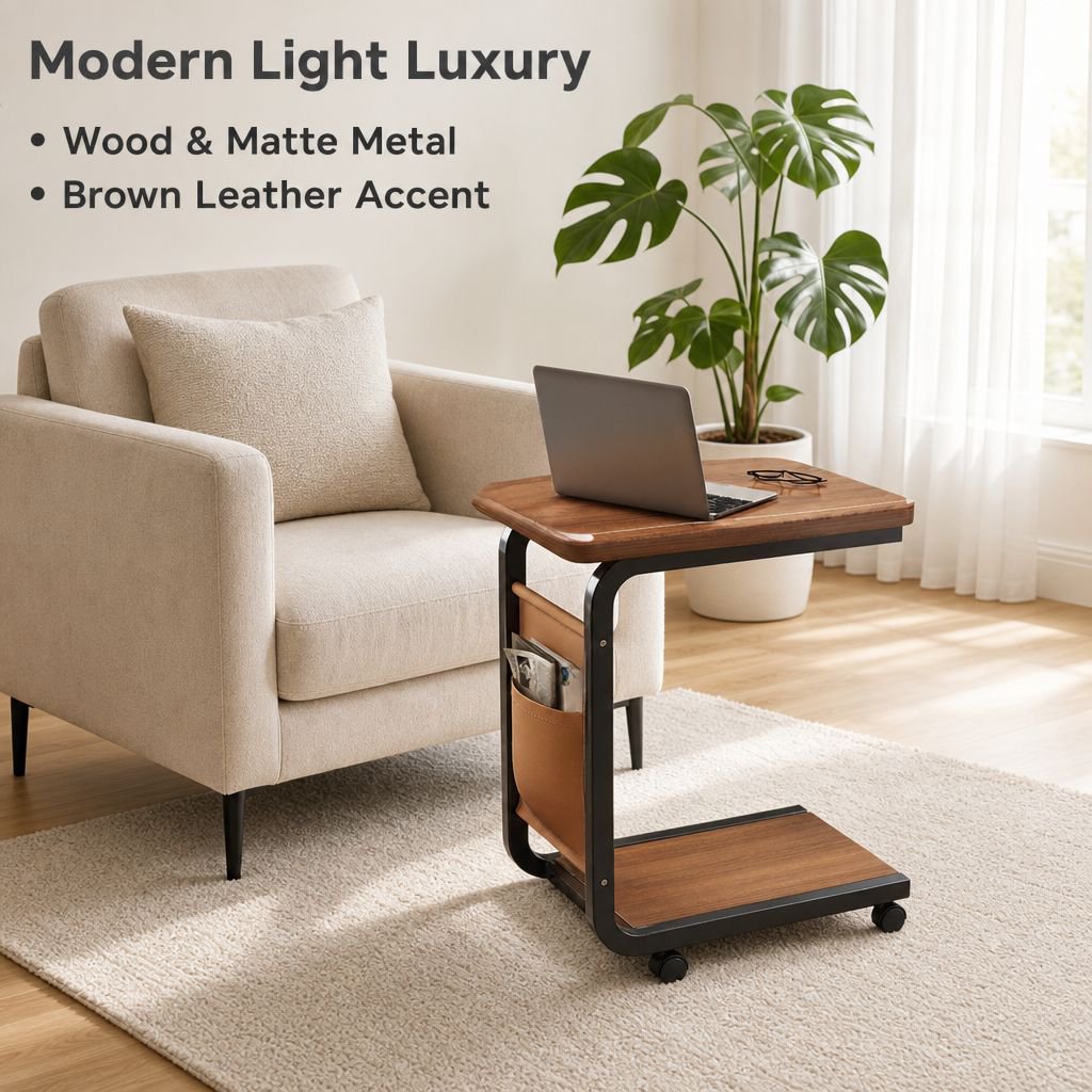 Bedside Storage Shelf Lightweight Luxury Sofa Companion Small Table