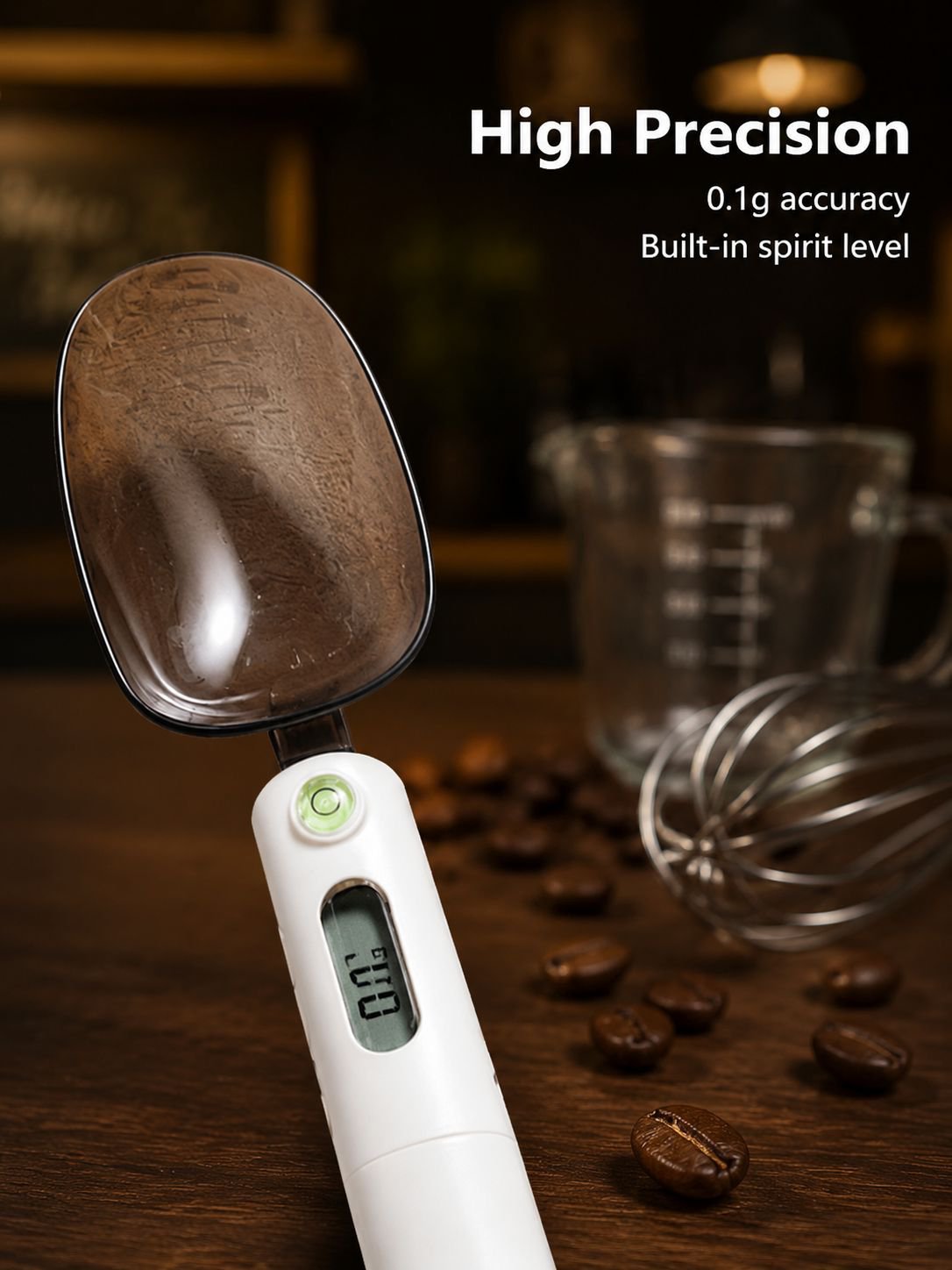 High precision electronic scale measuring spoon