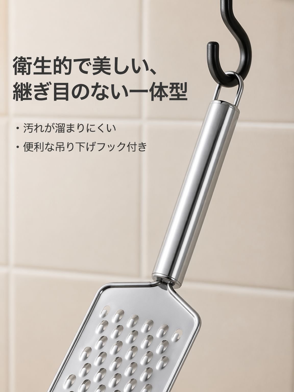 多機能ステンレス製おろし金