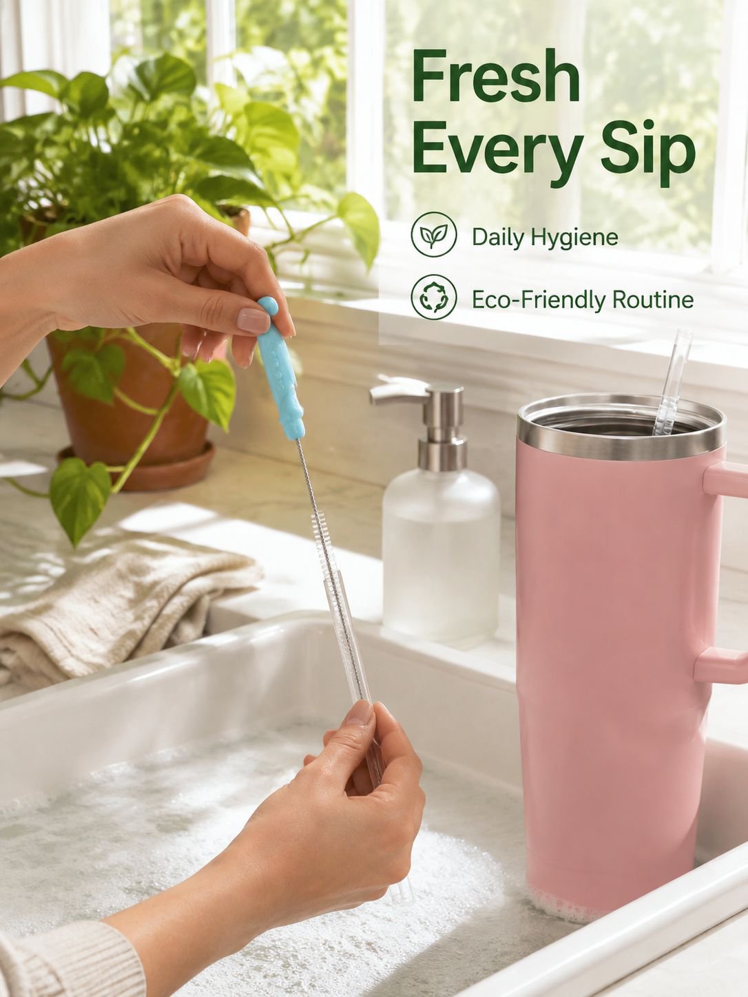 Crocodile Straw Cleaning Brush