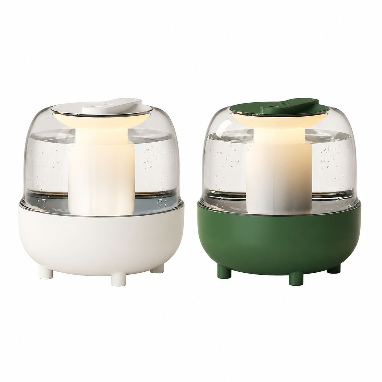 Office Quiet Dual Nozzle Humidifier with Night Light