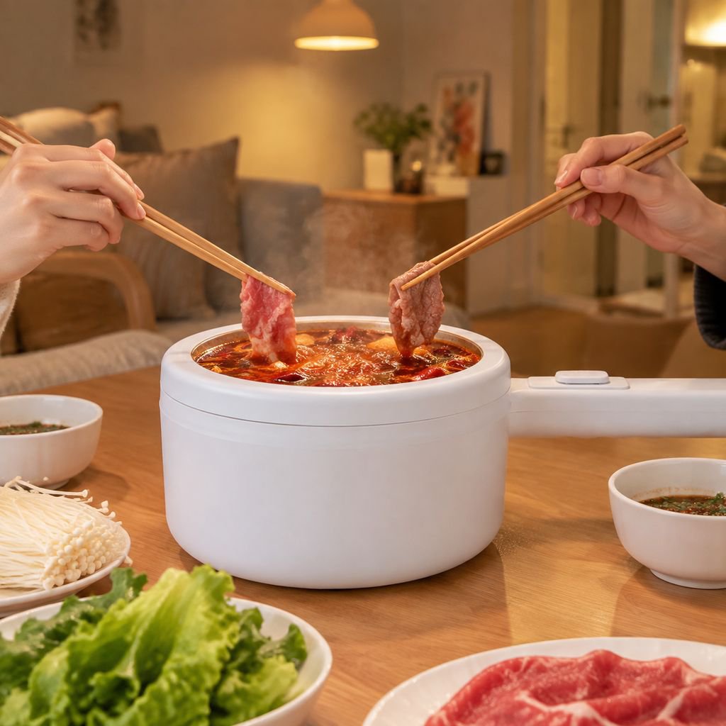 Mini Electric Cooker Hot Pot for Home