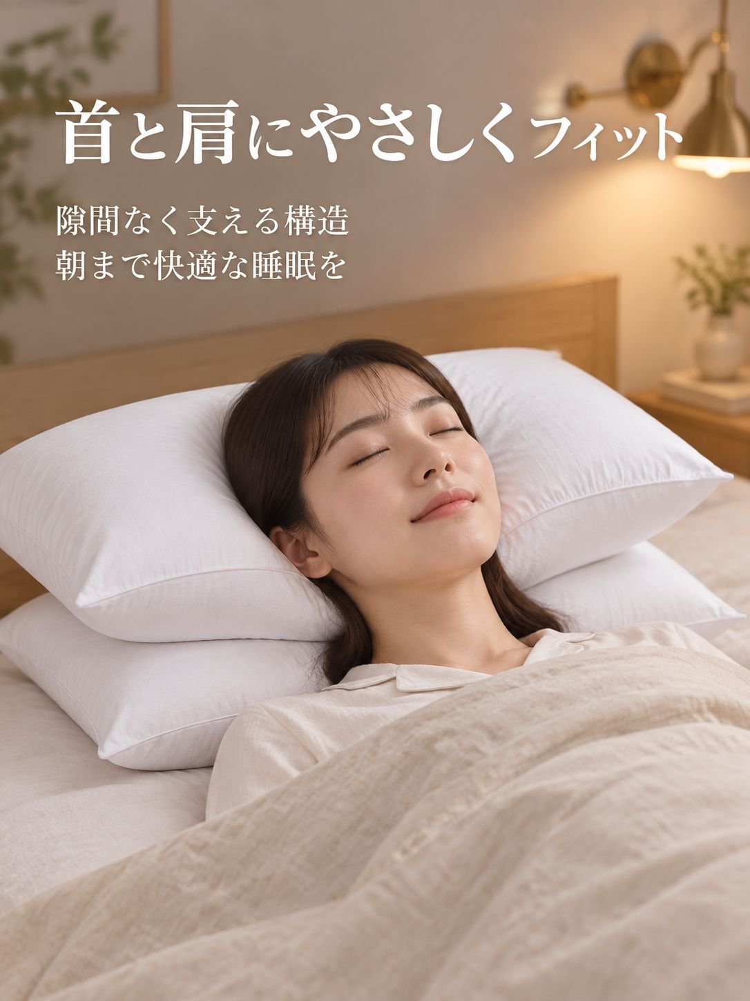ホテル用枕 中材 家庭用 大人用 羽毛タッチ枕