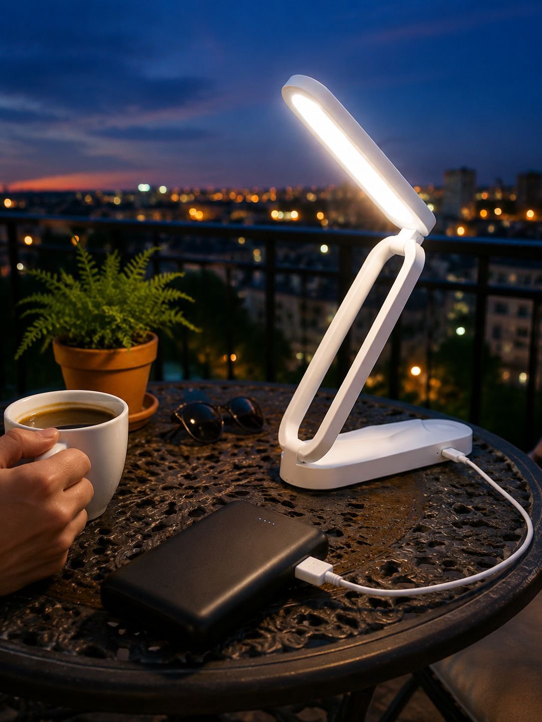 Luz de lectura LED para estudiantes en dormitorios universitarios
