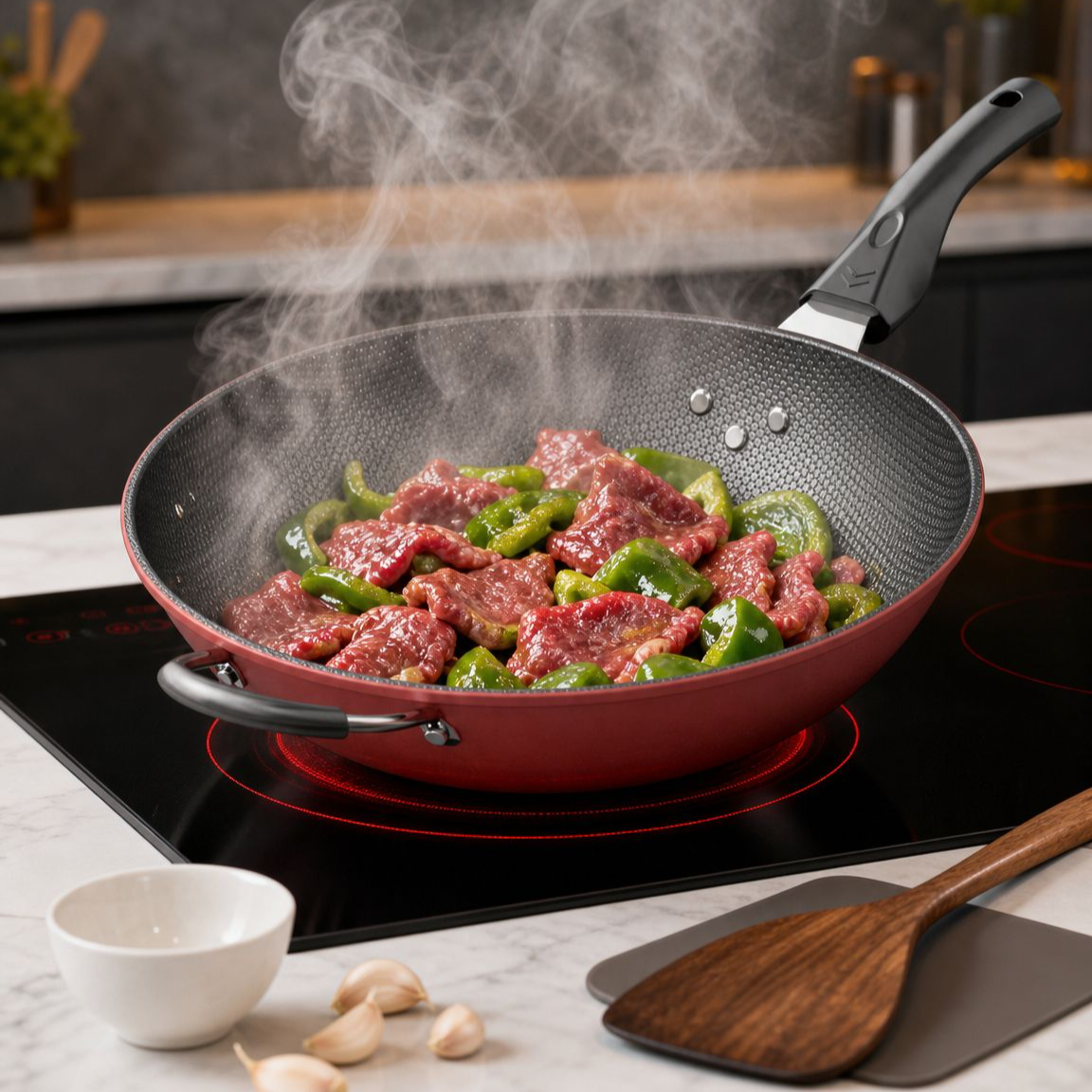  Waben-Antihaft-Wok