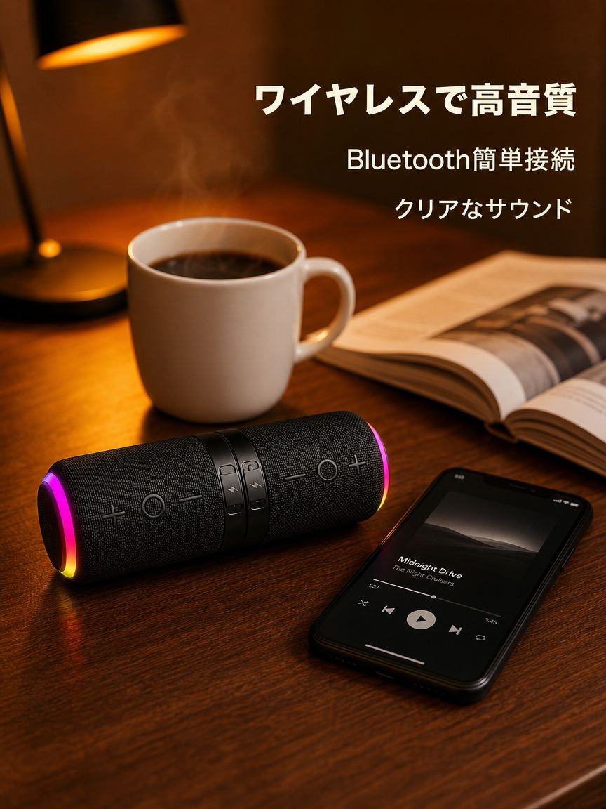 マグネット式ポータブルBluetoothスピーカー、アウトドア用ポータブルBluetoothスピーカー