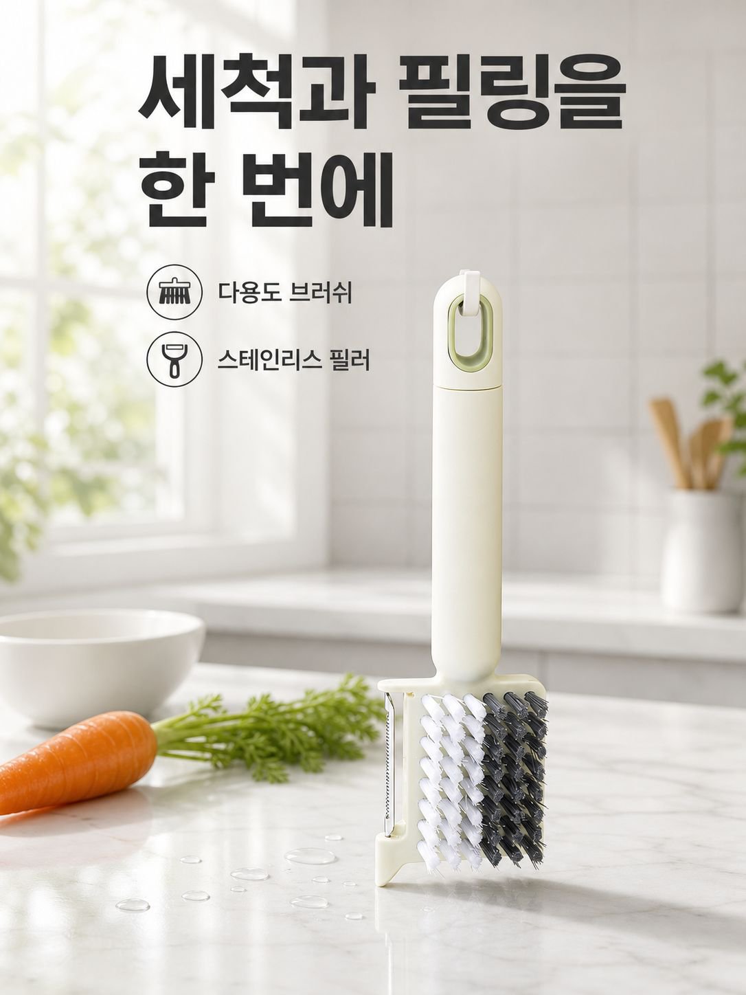다용도 과일·채소 브러시