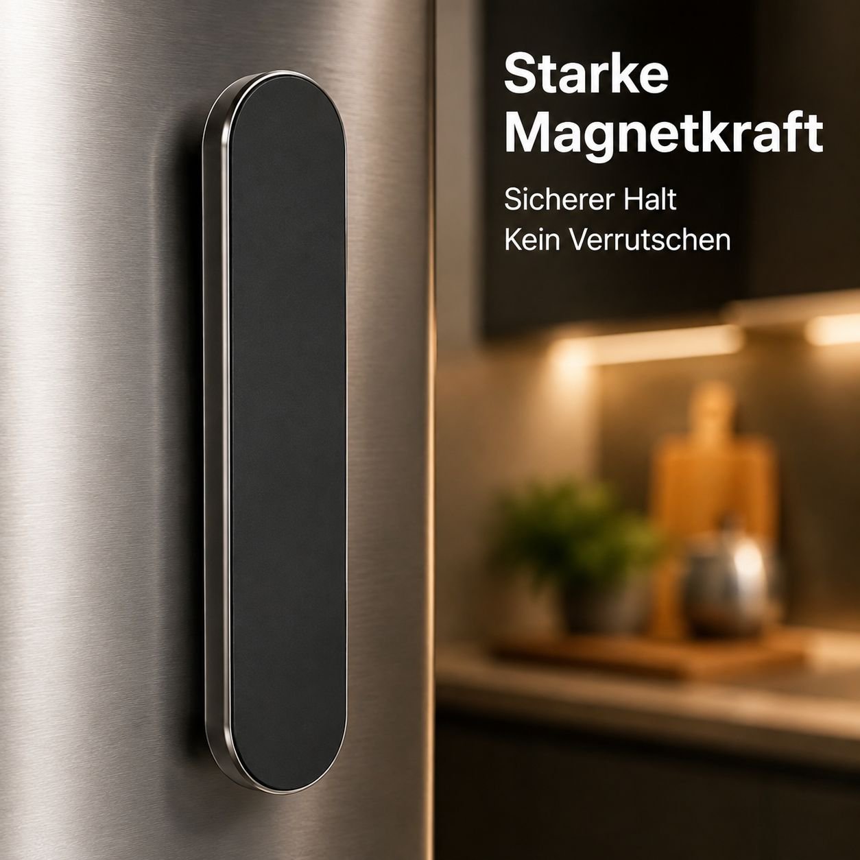 Magnetische Aufbewahrungshaken an der Kühlschrankseite/Türrückseite