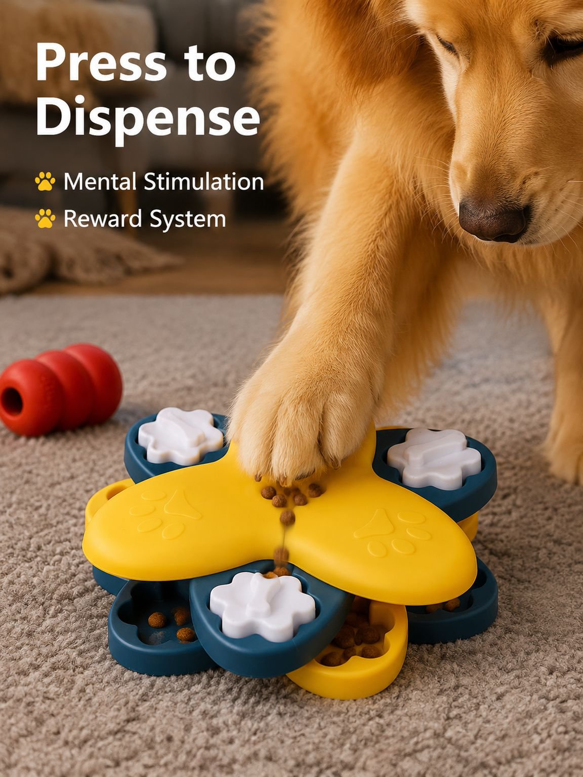 Pet Educational Slow-Feeding Bowl