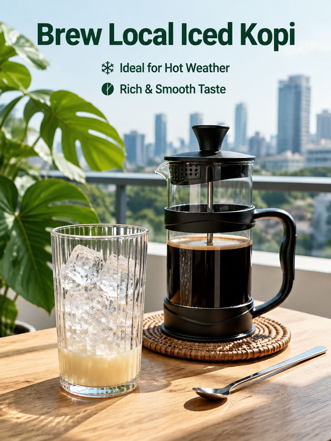 Heat resistant French press coffee pot