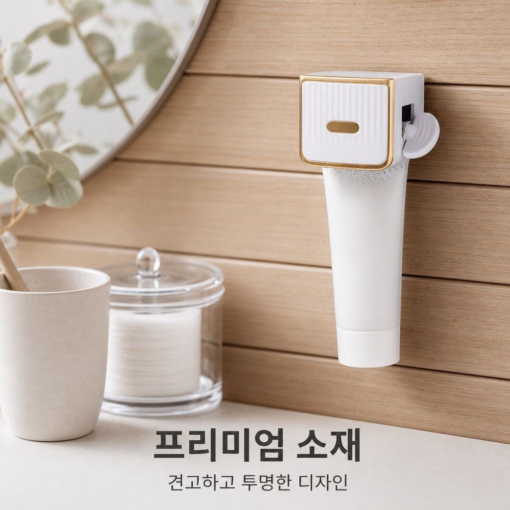 욕실용 손쉽게 치약짜개 후크형 치약클립 세트