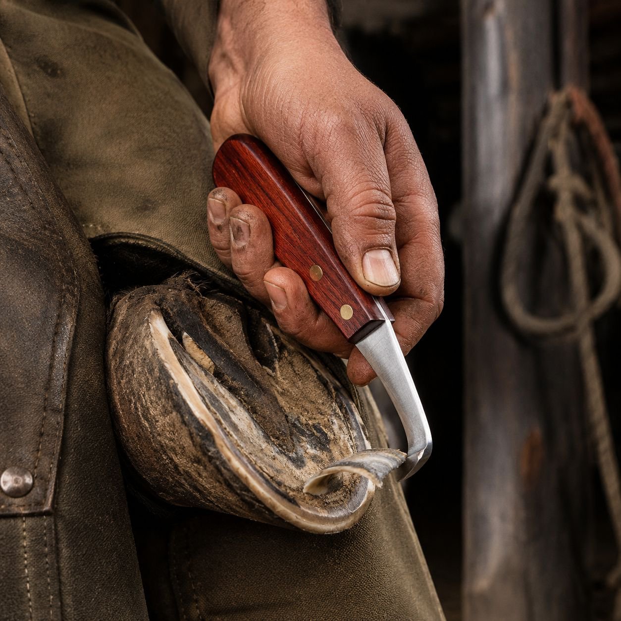 Juego de herramientas para cortar y clavar cascos: tijeras para cascos, alicates para clavar, alicat