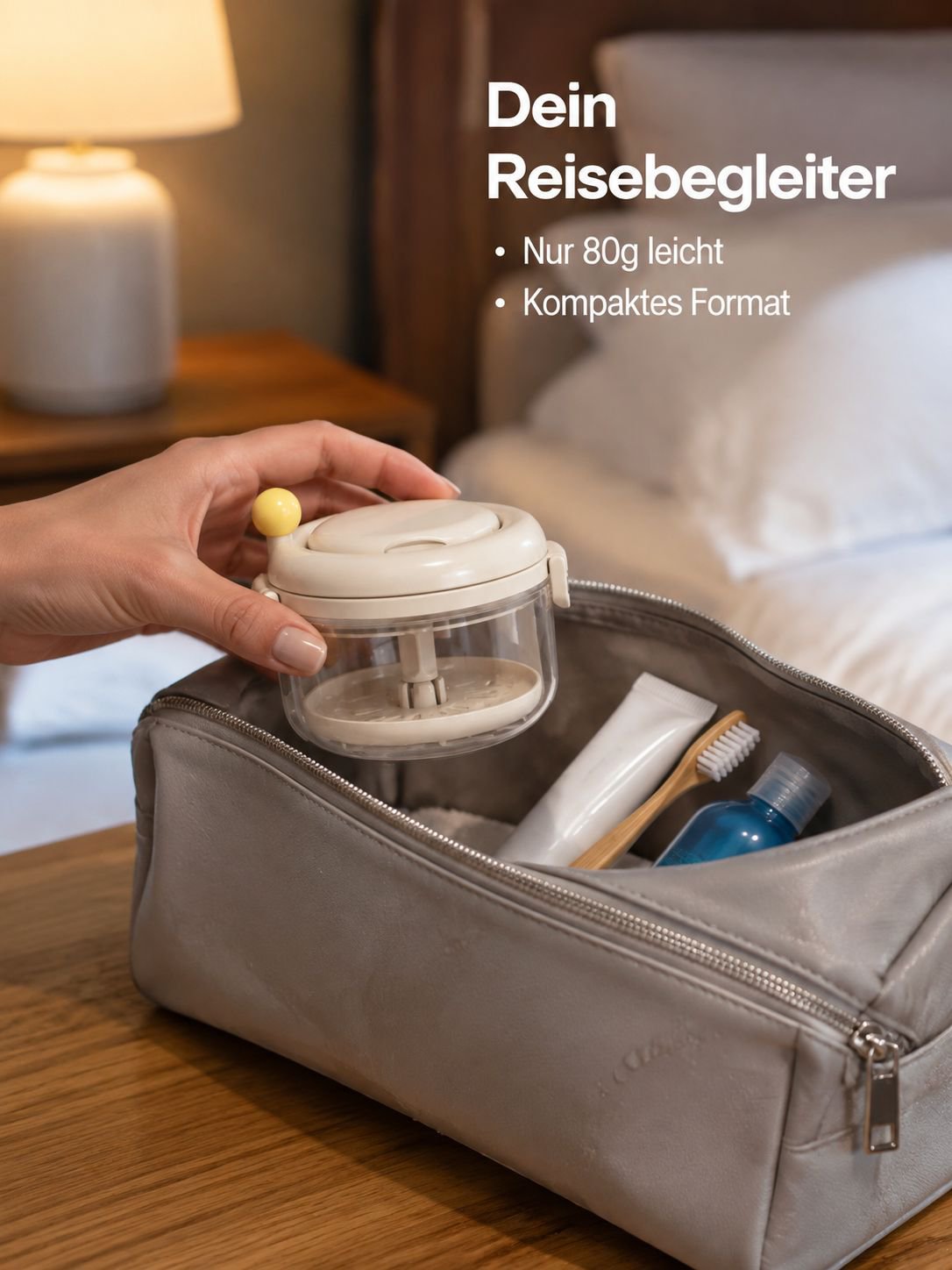 Spezielle, versiegelte Abtropfbox für Zahnspangen