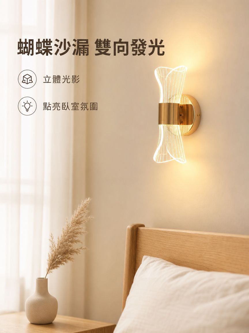 臥室床頭牆壁燈