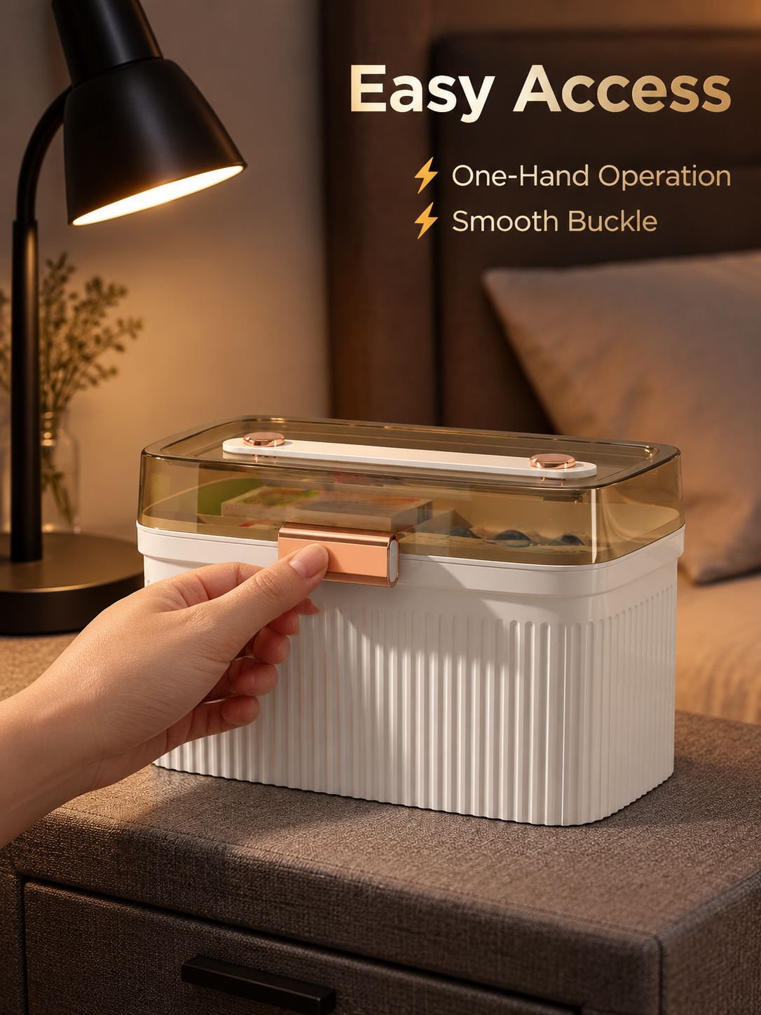 Large Capacity Multi-layer Medicine Box for Home Use