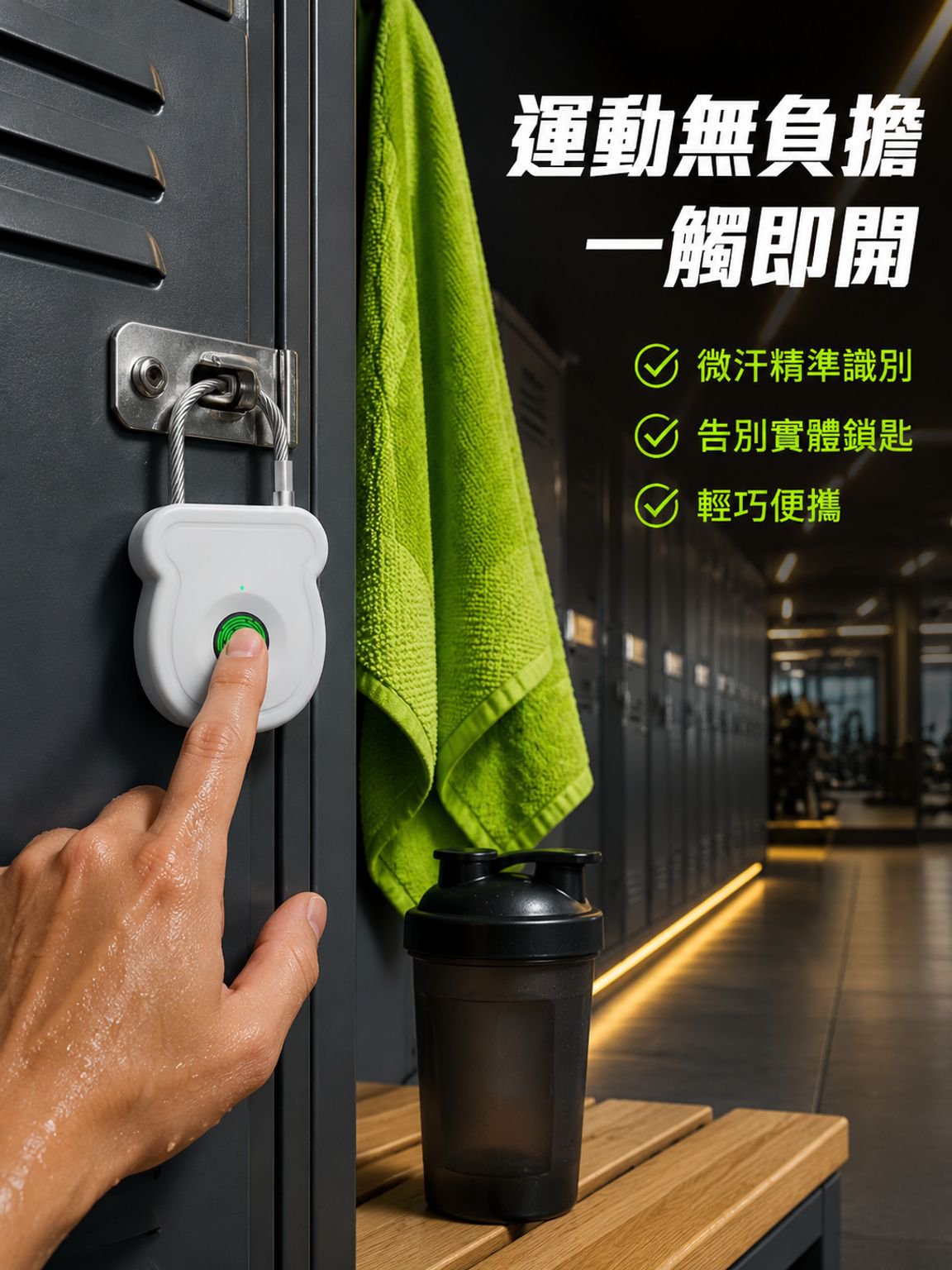 戶外防水智慧指紋鎖