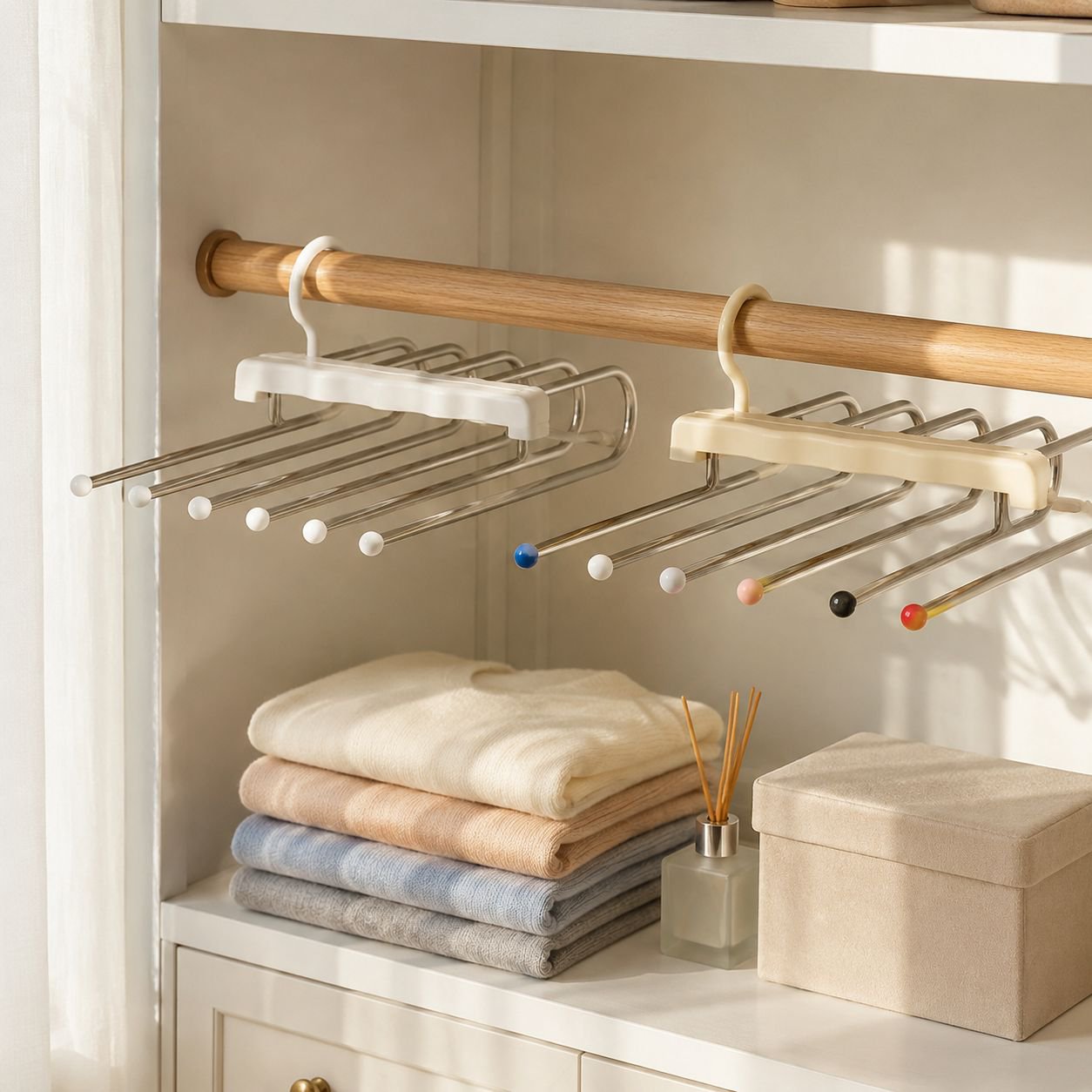 Multi-layer hanger for maximizing closet space